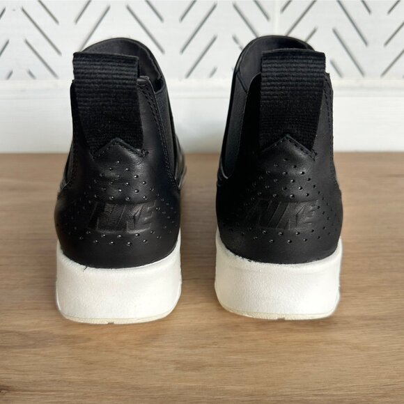 ⭐Nike Air Max Thea Women Mid Boot Shoes Leather Chelsea Sneaker Black 859550-001 - Picture 5 of 10